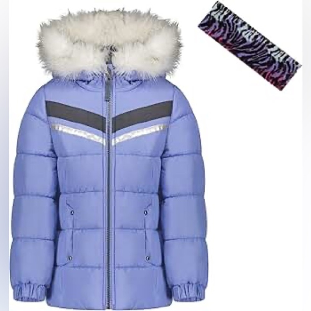 London Fog purple Girls' Outerwear coat
